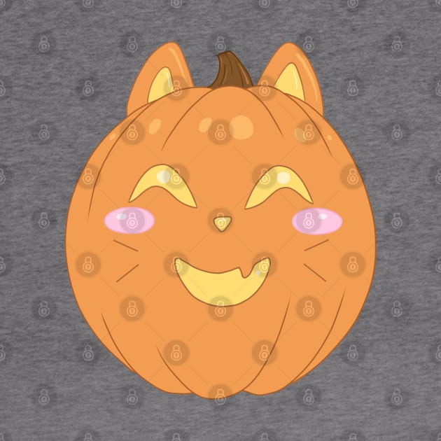 Happy Cat Pumpkin by Lady Lilac